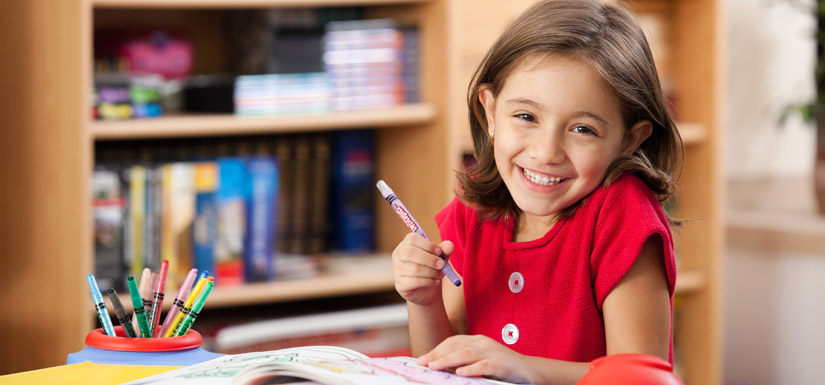 Child writing